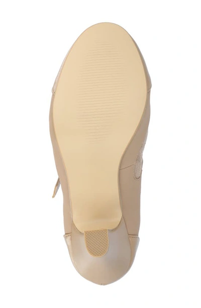 Journee Collection Womens Siri Medium And Wide Width Round Toe Block Heel Mary Jane Pumps In Tan
