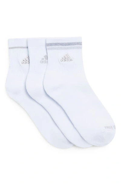 Adidas Originals 3-pack Cushioned Sport Crew Socks In White