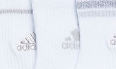 Adidas Originals 3-pack Cushioned Sport Crew Socks In White