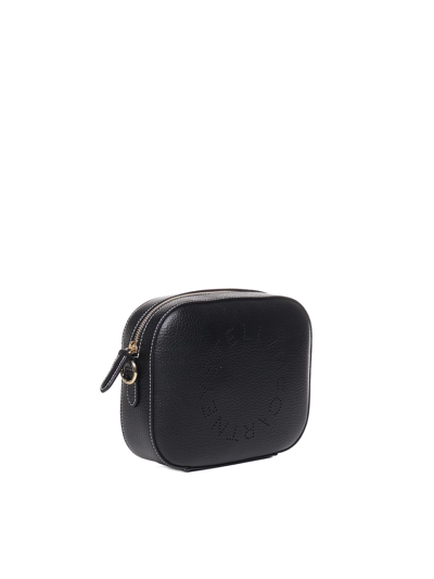 Shop Stella Mccartney Small Bag With Logo In Black