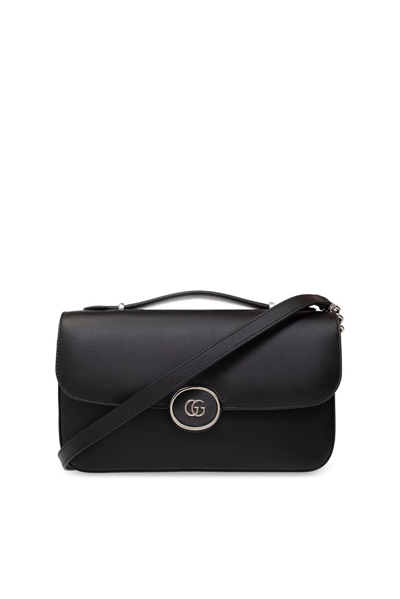 Shop Gucci Gg Petite Small Shoulder Bag In Black