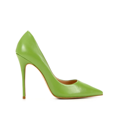 Shop Carrano Leather Pumps In Green