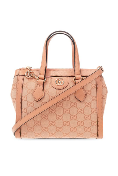 Shop Gucci Ophidia Small Tote Bag In Pink