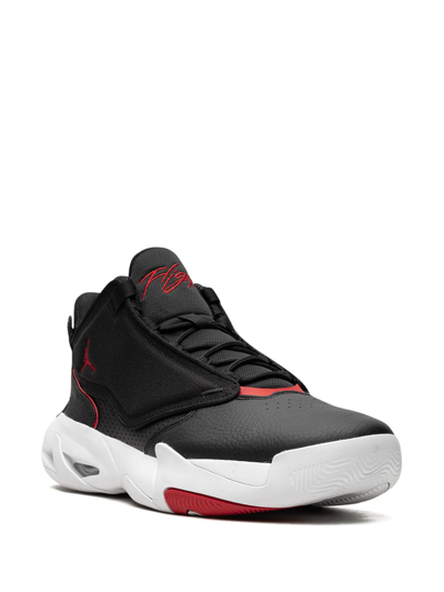 Shop Jordan Max Aura 4 "bred" Sneakers In Schwarz