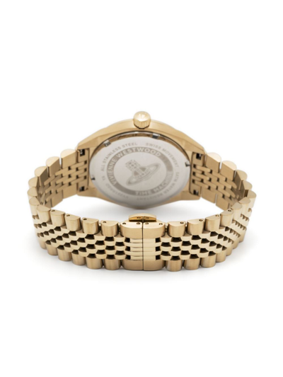 Vivienne Westwood Lady Sydenham Stainless-steel Watch In Rosa