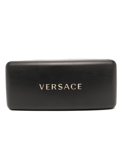 Shop Versace Medusa Biggie Sunglasses In Schwarz