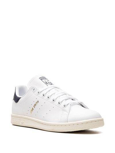 Adidas Originals Stan Smith Leather Sneakers In Weiss