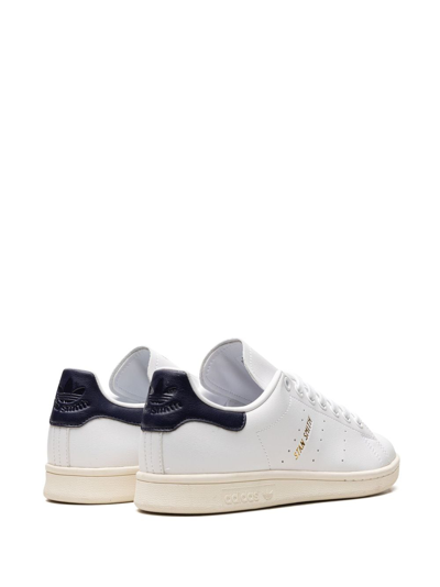 Shop Adidas Originals Stan Smith Leather Sneakers In Weiss