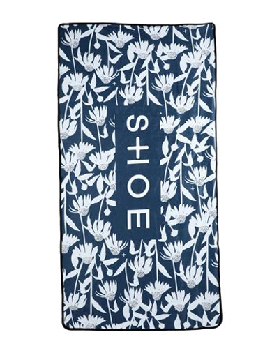 Shop Shoe® Shoe Man Beach Towel Navy Blue Size - Polyester, Polyamide