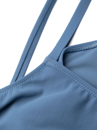 Shop Lido High-waisted Bikini Set In Blue