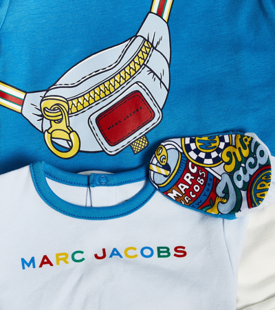 Marc Jacobs Baby Set Of 2 Cotton Onesies In Multicoloured