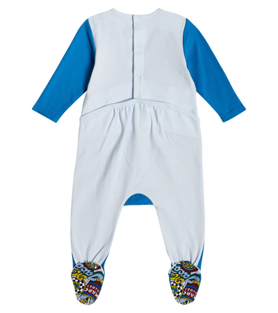 Marc Jacobs Baby Set Of 2 Cotton Onesies In Multicoloured