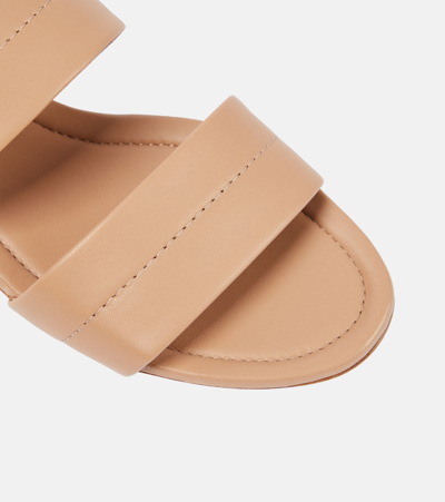Gabriela Hearst Lora Leather Sandals In Brown