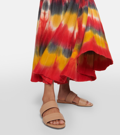 Gabriela Hearst Lora Leather Sandals In Brown