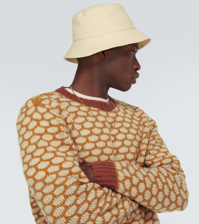 Shop The Elder Statesman Jacquard Cashmere Sweater In Multicoloured