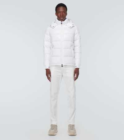 Shop Moncler Maya Down Jacket In White