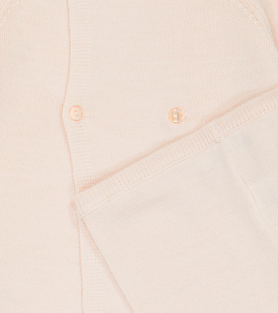 Shop Bonpoint Baby Sweater And Pants Set In Pink