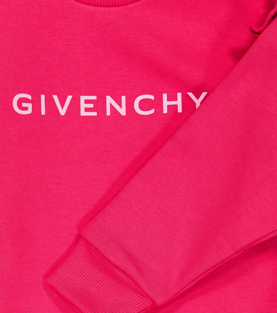 Shop Givenchy Cotton-blend Dress In Pink