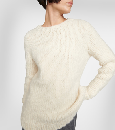 Gabriela Hearst Lawrence Cashmere Sweater In Ivory