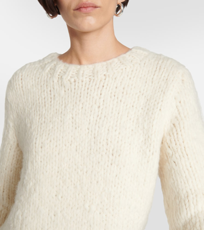 Gabriela Hearst Lawrence Cashmere Sweater In Ivory