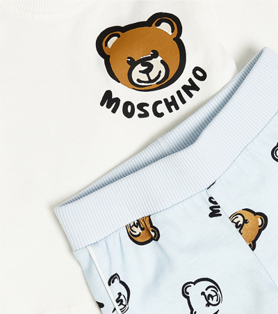 Moschino Baby Set Aus Sweatshirt Und Jogginghose In Multicoloured