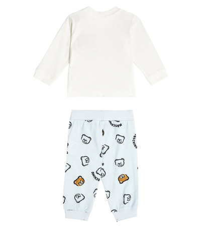 Moschino Baby Set Aus Sweatshirt Und Jogginghose In Multicoloured