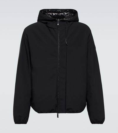 Shop Moncler Iton Hooded Jacket In Black