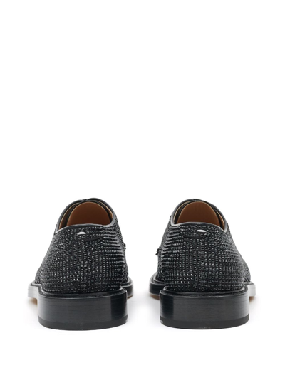 Maison Margiela Man Lace-up Shoes Black Size 9 Textile Fibers