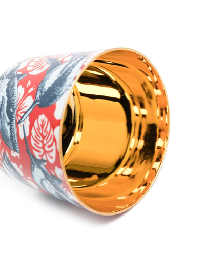 Fürstenberg Beautiful Creatures Champagne Goblet In Red