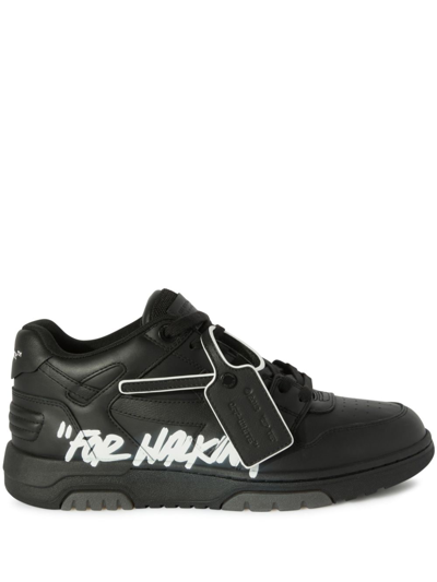 Shop Off-white Out Of Office "for Walking" Sneakers In Black
