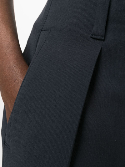 Brunello Cucinelli High-waist Pleated Trousers In Blue