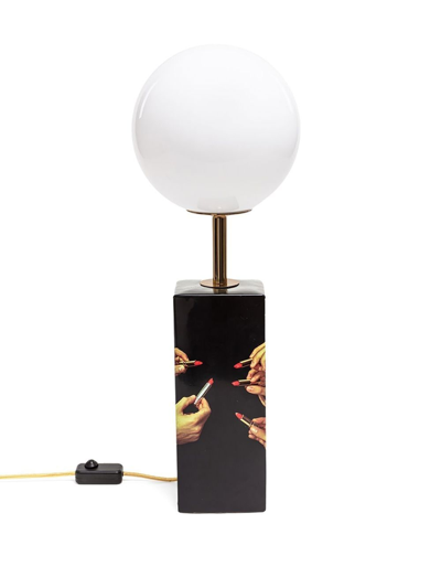 Shop Seletti Lipsticks Us Plug Table Lamp In Black