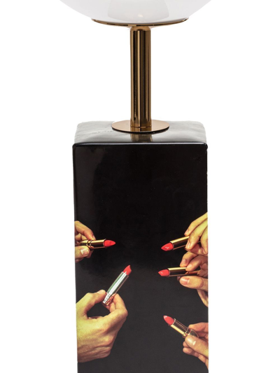 Shop Seletti Lipsticks Us Plug Table Lamp In Black