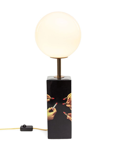 Shop Seletti Lipsticks Us Plug Table Lamp In Black
