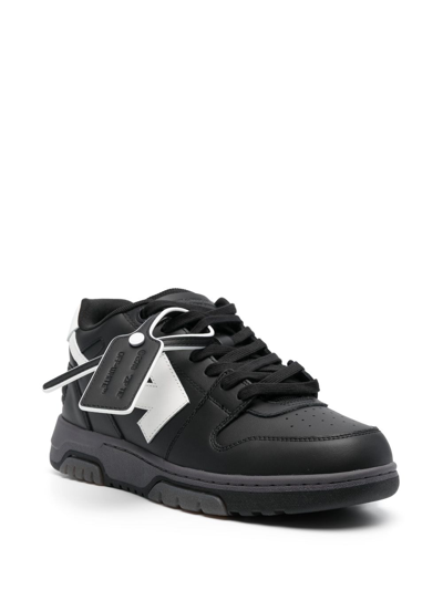 Shop Off-white Out Of Office Lace-up Sneakers In Black