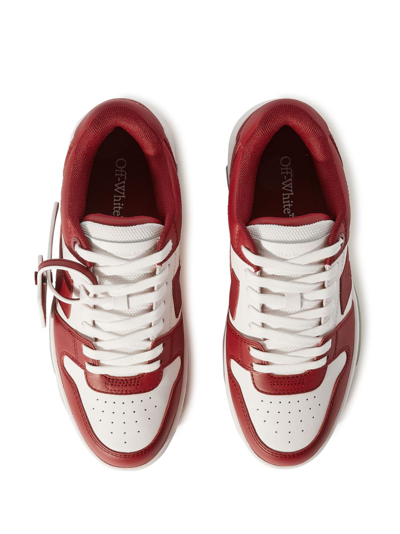 Off-white Out Of Office Leather Sneakers In White