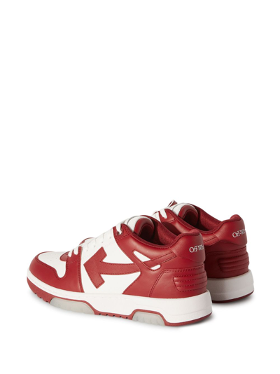 Off-white Out Of Office Leather Sneakers In White