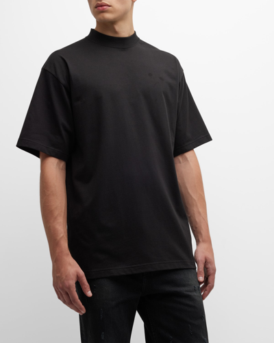 Shop Balenciaga Bb Paris Strass T Shirt Medium Fit In 1055 Washed Black