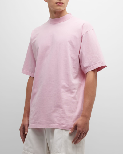 Shop Balenciaga Bb Paris Strass T Shirt Medium Fit In 3167 Faded Pink