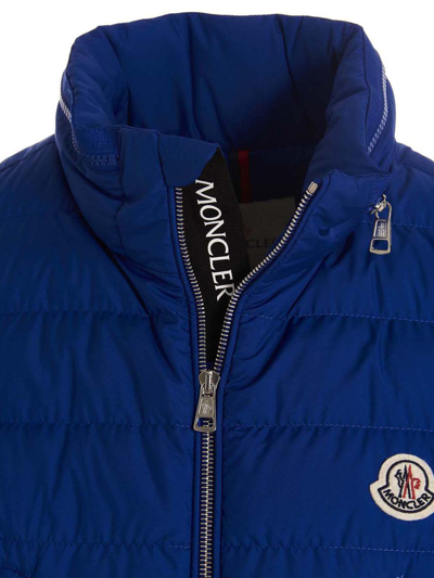 Shop Moncler Albyt' Vest In Blue