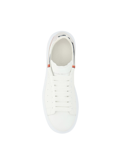 Shop Alexander Mcqueen Sneakers In White/sil./lust Read
