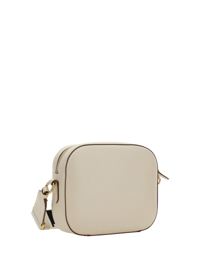 Shop Stella Mccartney Small Camera Shoulder Bag In Pure White