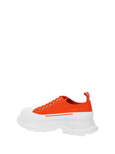 Shop Alexander Mcqueen Tread Slick Sneakers In Lu.or/of.wh/l.o./si