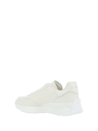 Shop Alexander Mcqueen Sneakers In White/white