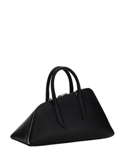 Shop Attico Top Handbag In Black