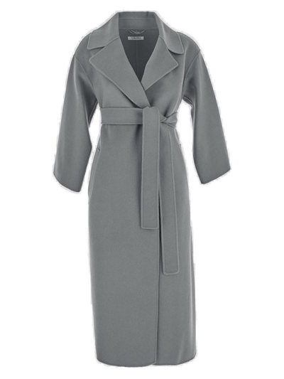 Shop 's Max Mara Belted Long In Blue