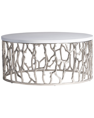 Shop Bernhardt Exteriors Milos Outdoor Cocktail Table In White