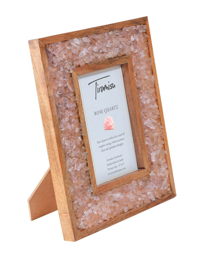 Tiramisu Pink Moonglow Rose Quartz Picture Frame Set In Pink