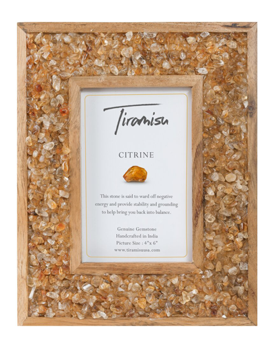 Shop Tiramisu Sunshower Citrine Picture Frame In Yellow