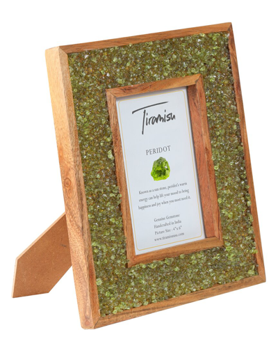 Shop Tiramisu Limelight Peridot Picture Frame Set In Green
